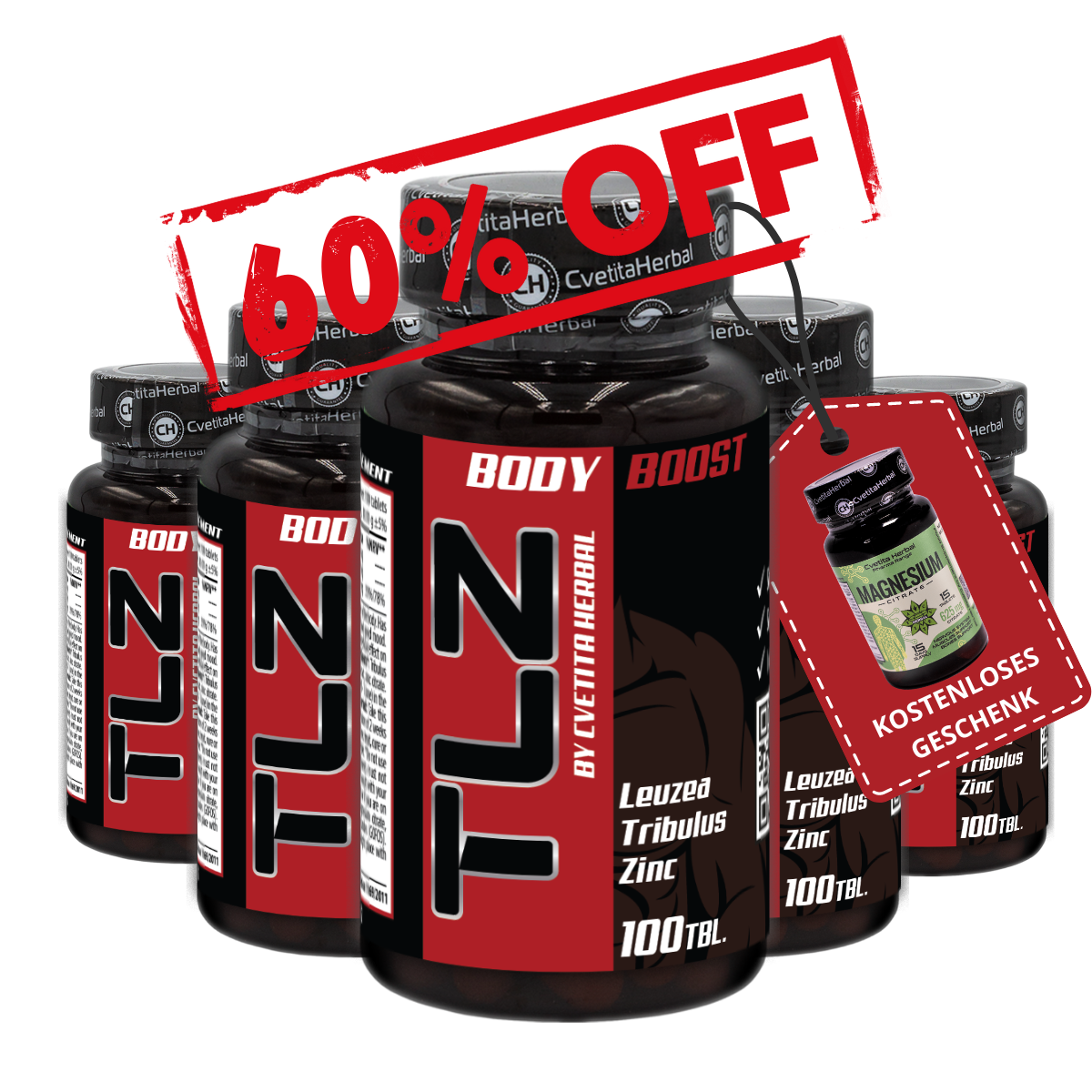 TLZ Natürlicher Testosteron-Booster
