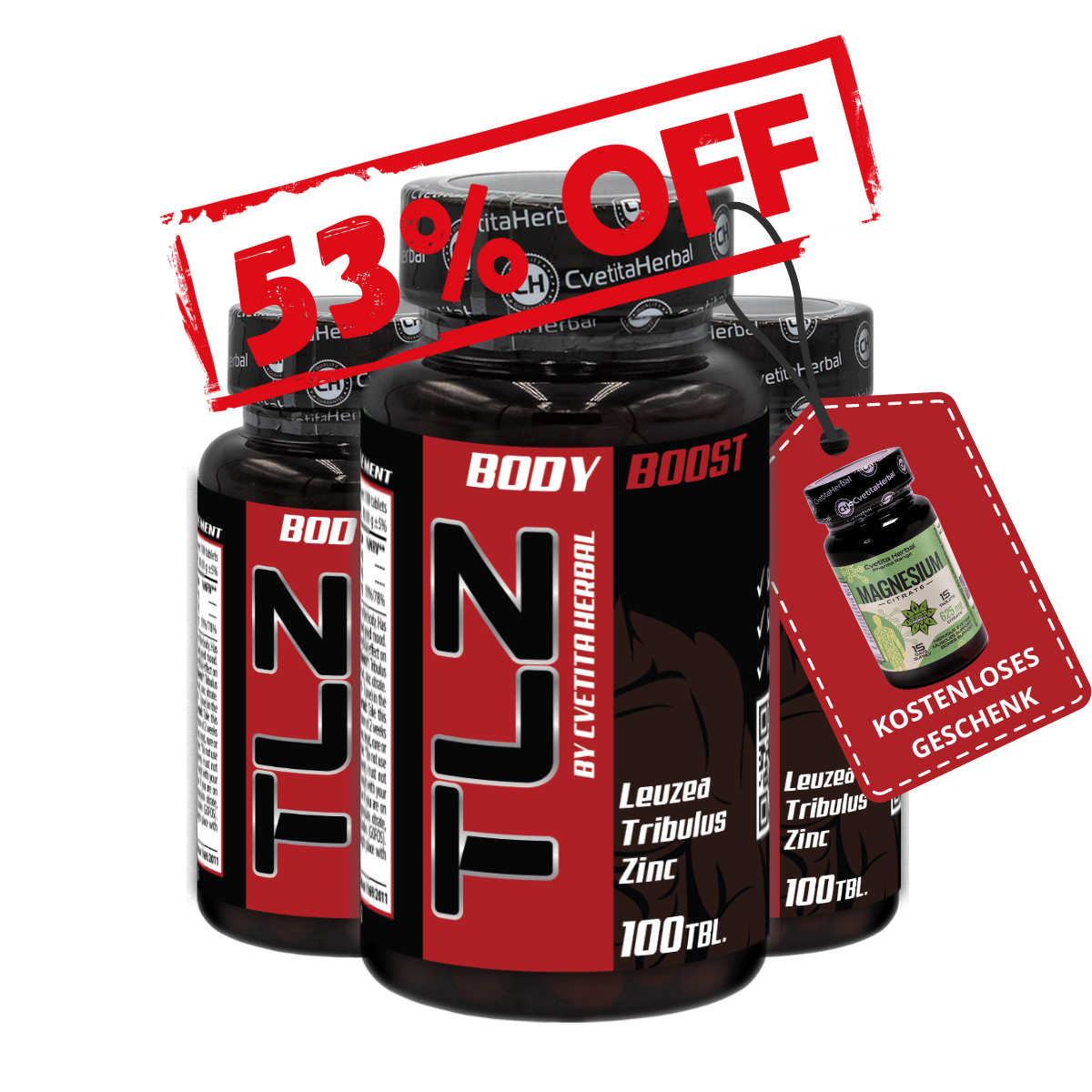 TLZ Natürlicher Testosteron-Booster